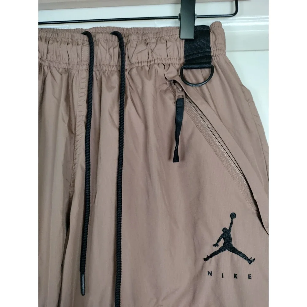 Jordan Jumpman Woven Cargo Pants Men's Size Small Brown Ripstop Utility